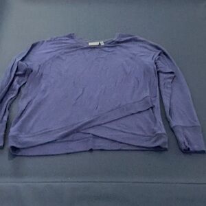 Blue Long Sleeve Top